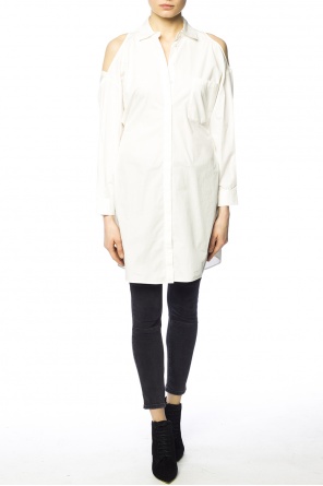 'joelle' denuded shoulders dress, zdjęcie 2 'joelle' denuded shoulders dress od AllSaints